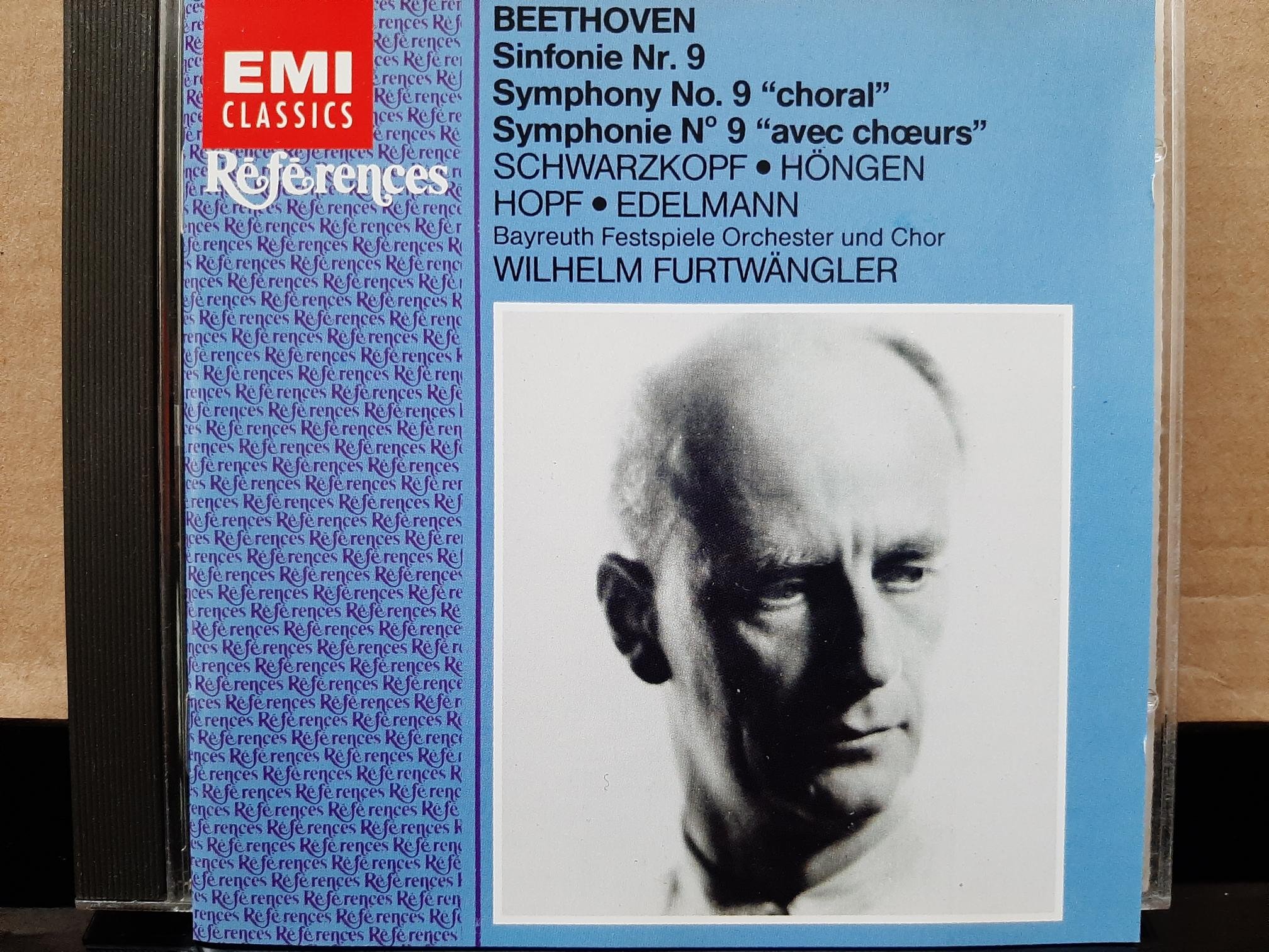 古典音樂CD，Furtwangler,Beethoven:Sym No.9,福特萬格勒指揮拜魯特