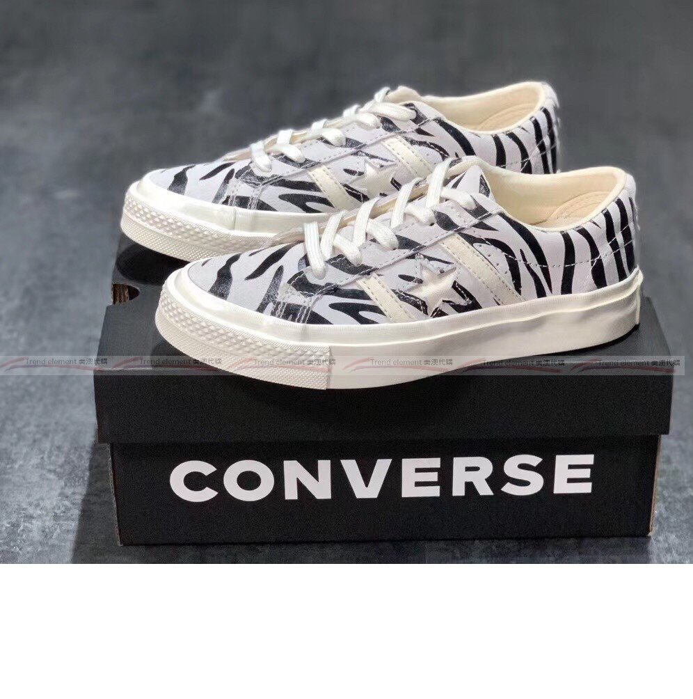 Converse Jack Star&Bars Zebra Suede 斑馬紋日本限定仿古泛黃麂皮美澳