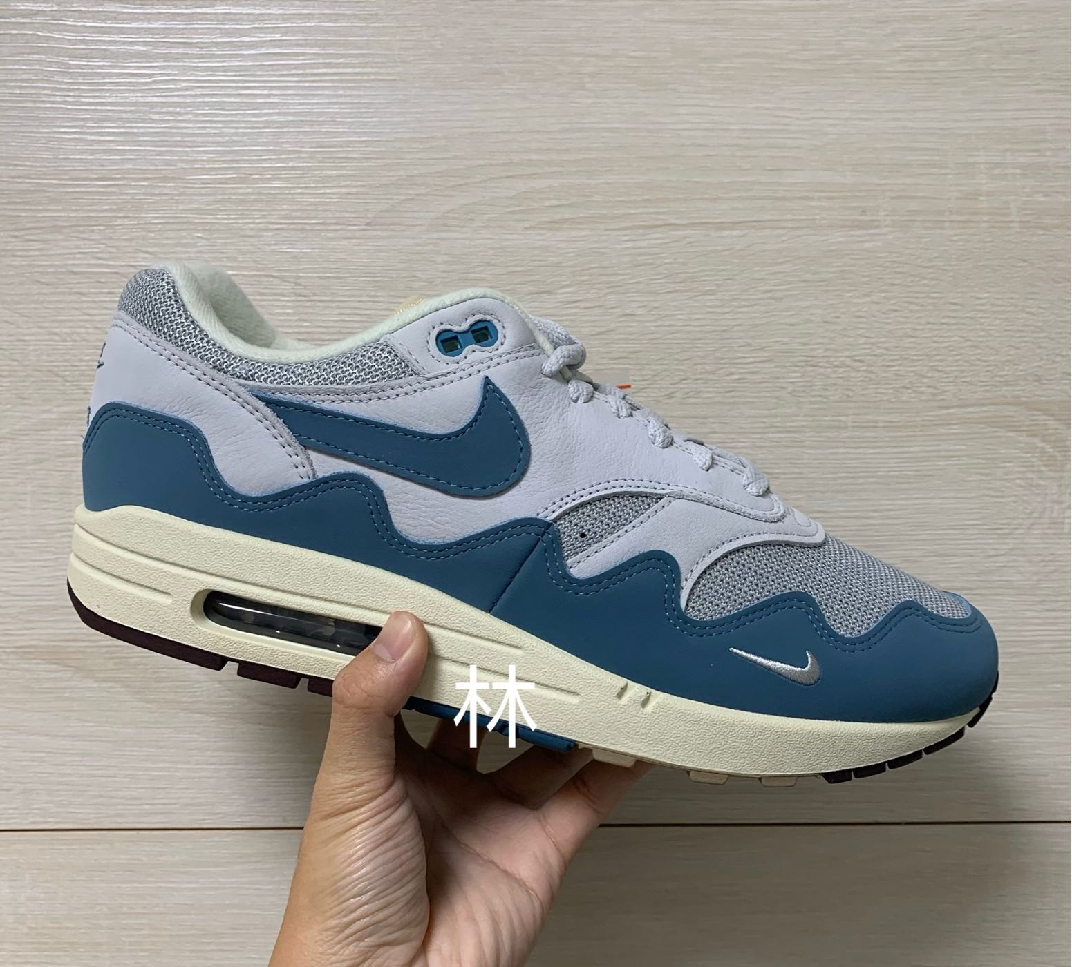 預購Patta x Nike Air Max 1 Noise Aqua 海浪水藍灰藍水波紋聯名DH1348