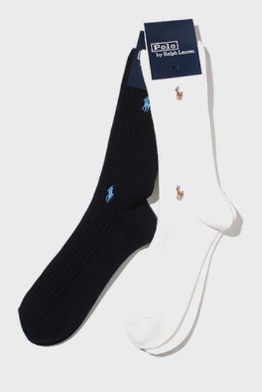 【日貨代購CITY】 BEAMS POLO RALPH LAUREN Double Pony Rib Sox 長襪 現貨