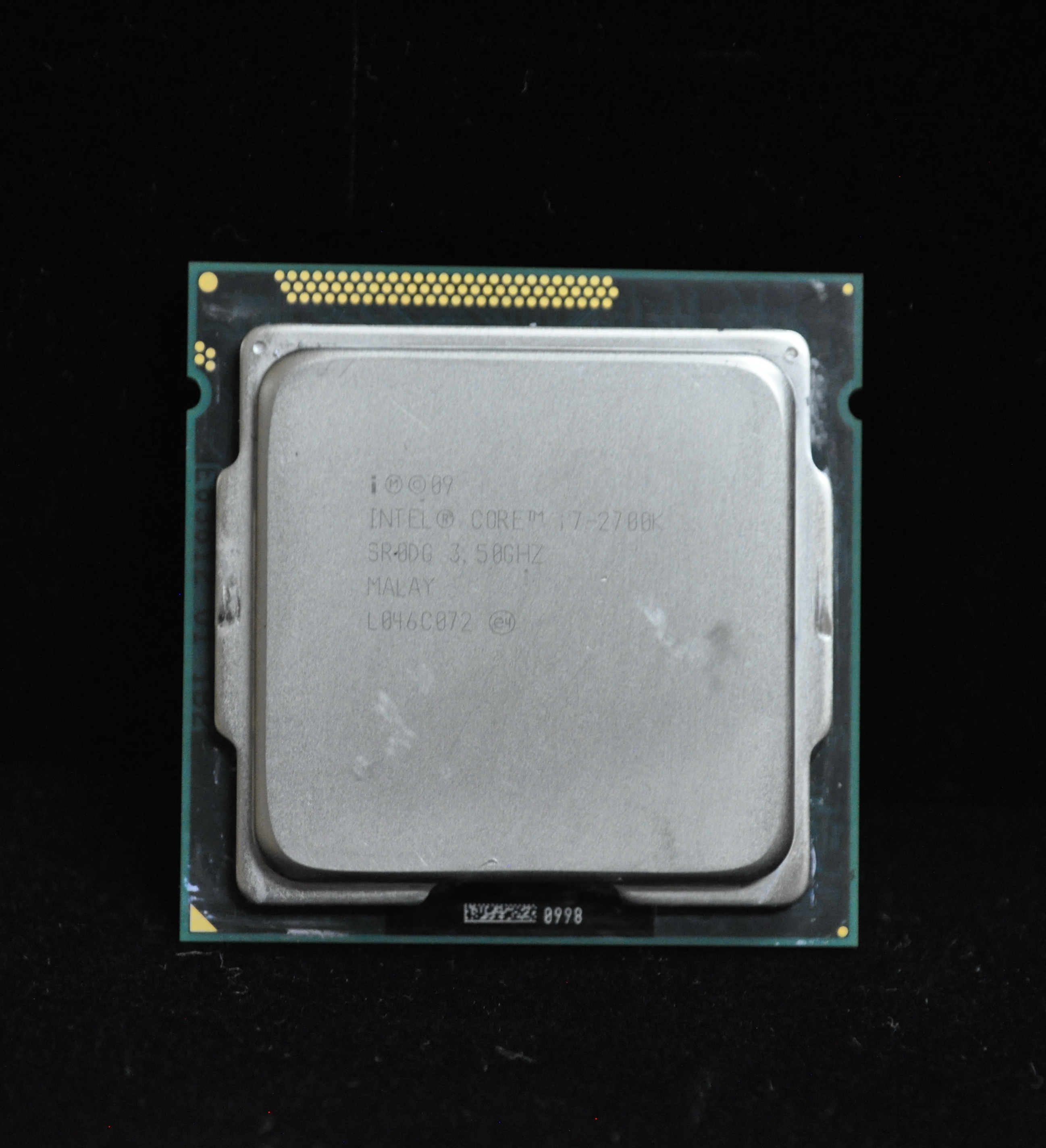 Core i7-2700K 四核八線不鎖頻正式版 附風扇 (1155 3.5G) 非i5-2500K i7-2600K