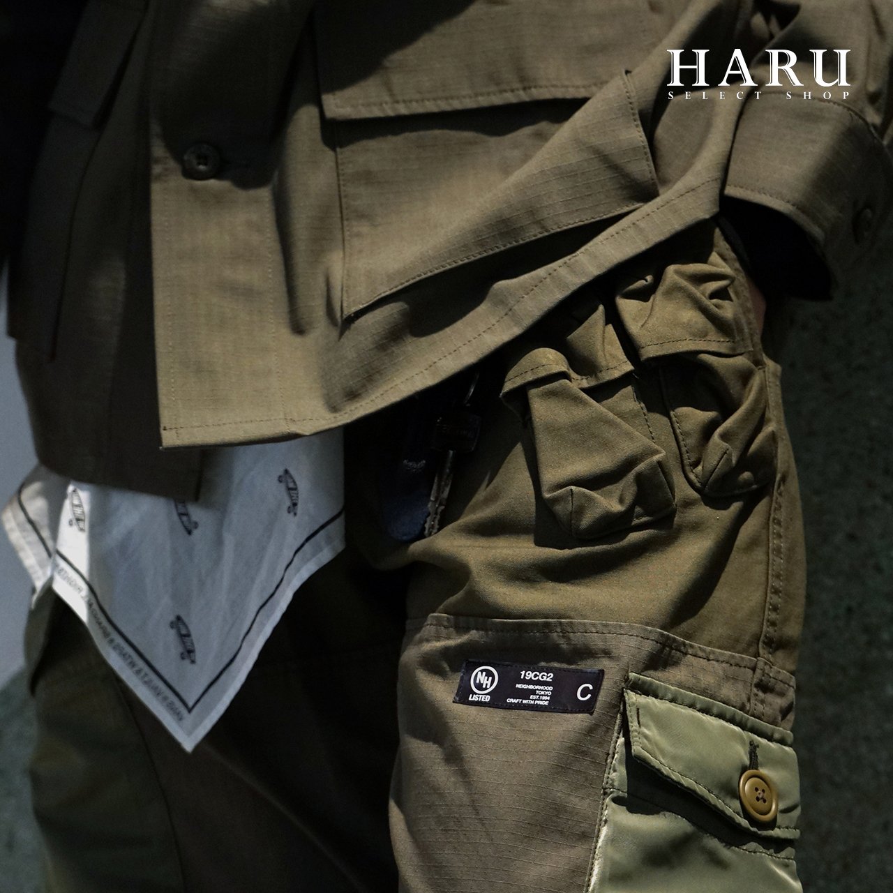 ☆HAru☆ NEIGHBORHOOD NBHD 2019AW BDU . CWM / CN-PT 大口袋工作長褲