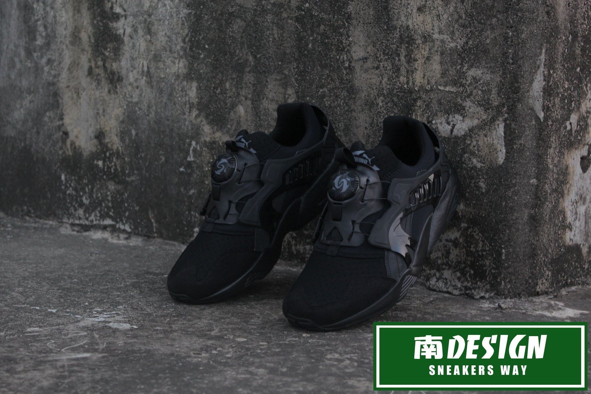 現南◇ PUMA Disc Blaze 36196602 361966-02 黑武士轉盤全黑女鞋