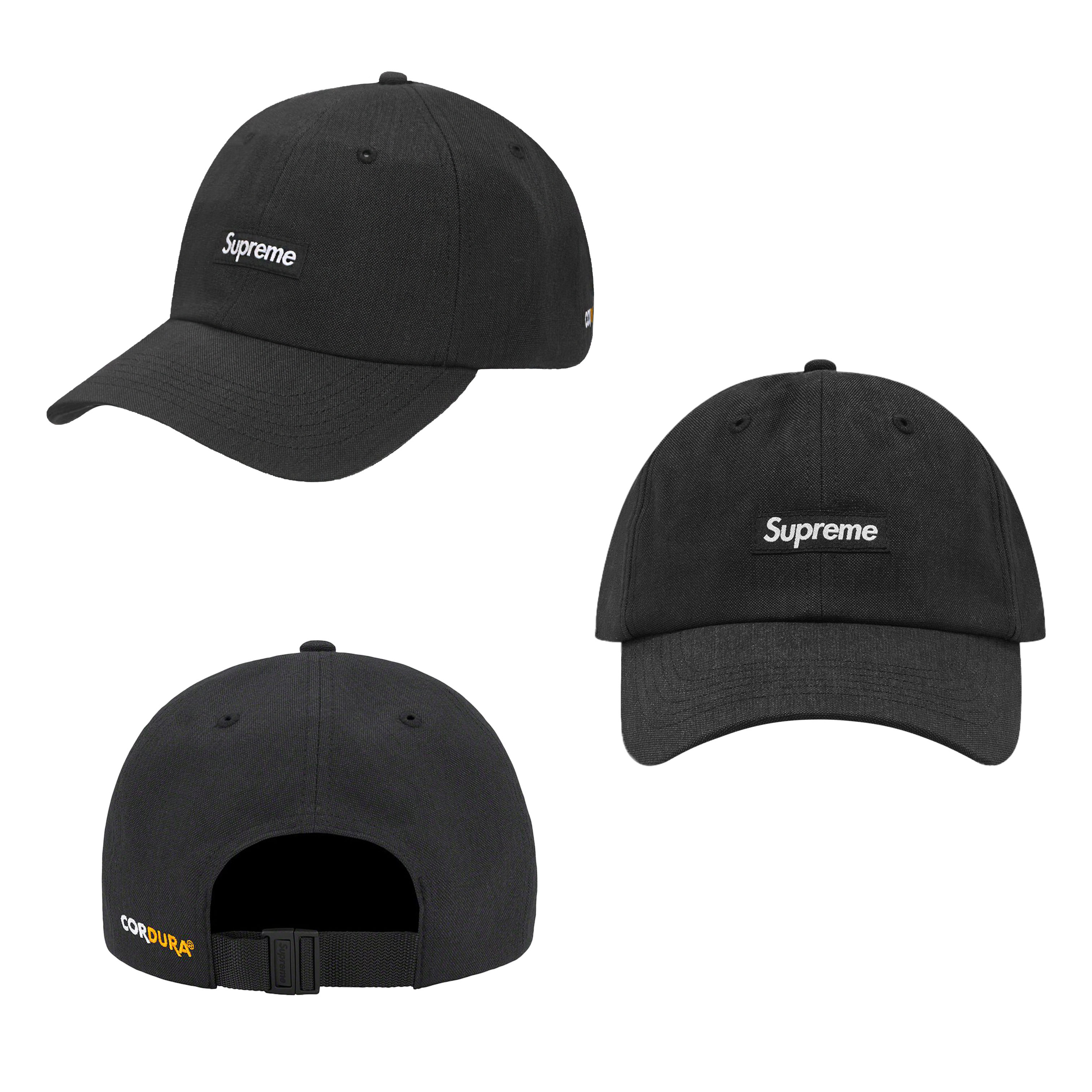 Supreme Cordura Small Box 6-Panel Black-