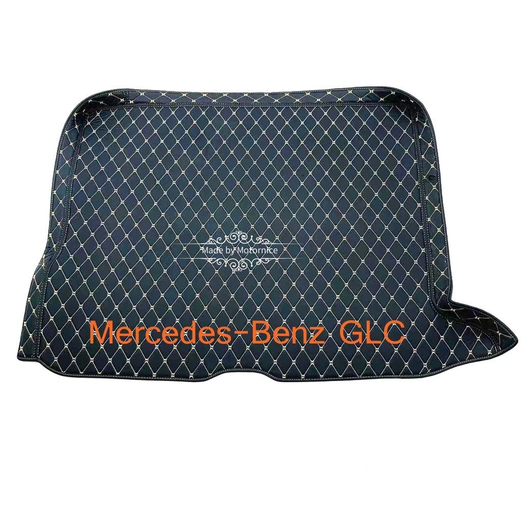 適用 Mercedes-Benz GLA GLB  GLC 專用高邊汽車皮革後廂墊 後行李廂墊 後行李箱墊