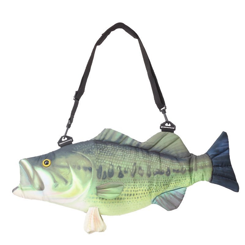 魚再出没..療癒系魚包Fish Bag- LargeMouth Bass新版大嘴魚3D萌包造型