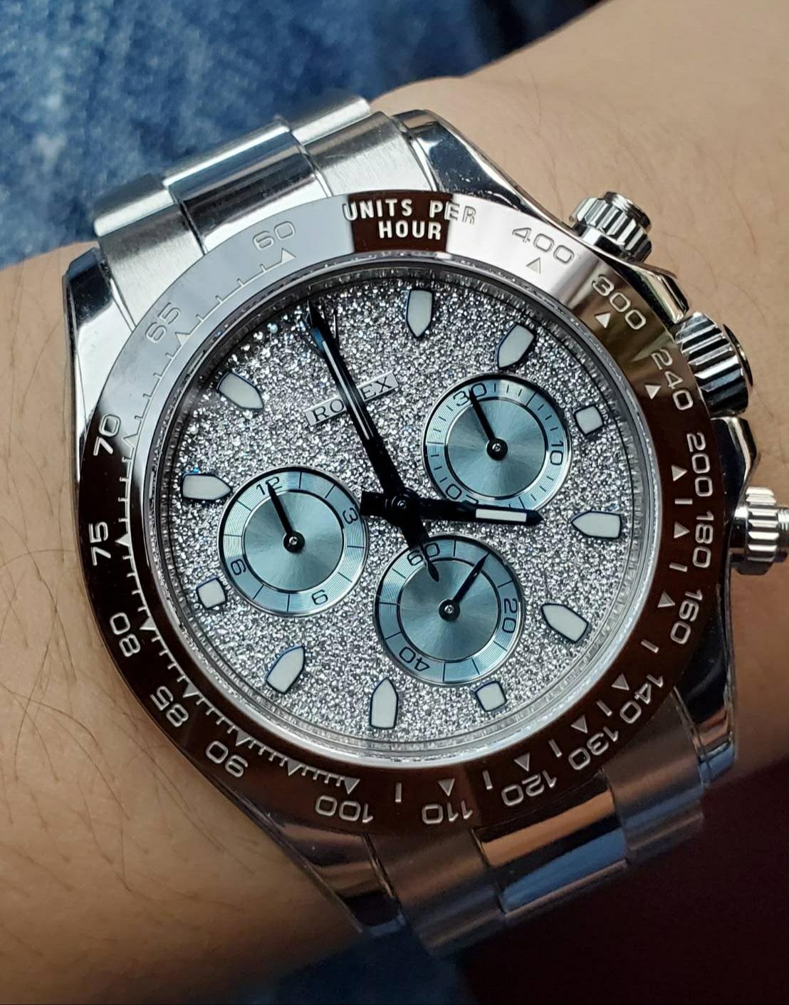 【已交流】勞力士 116506ZI ROLEX 冰藍 DAYTONA 116506 迪通拿 鉑金 PT950 原鑲 密鑽 滿天星面盤