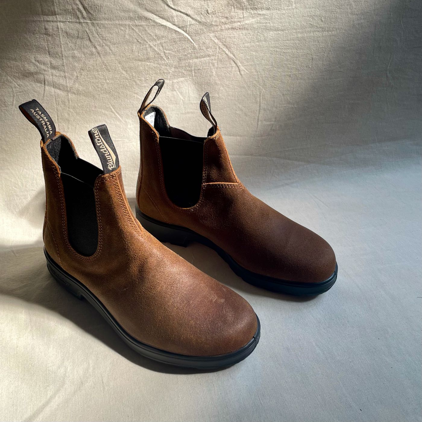 澳洲直送Blundstone Boots suede 1911 菸草色麂皮防潑水加工輕量緩震大