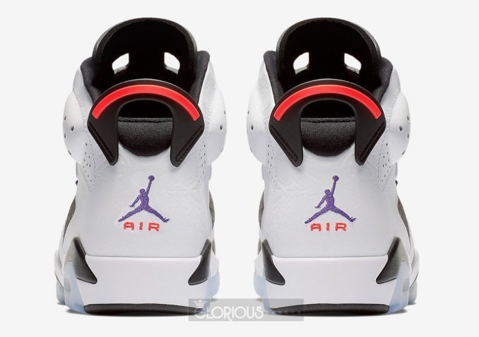 NIKE Air Jordan 6 Flint 燧石灰白紫CI3125-100 籃球鞋【GLORIOUS代購