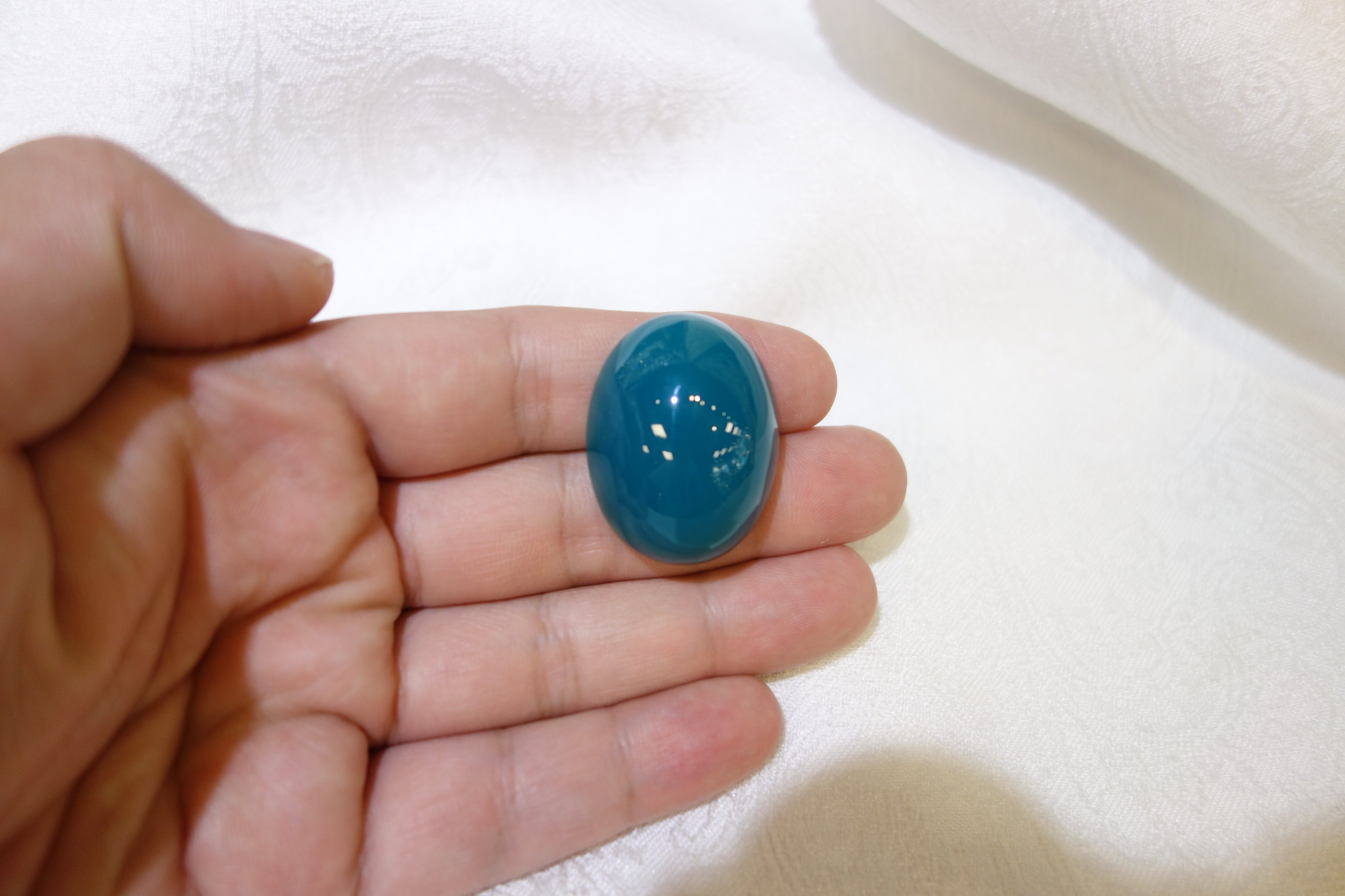【凱兒寶石】 頂級台灣藍寶 變色龍 73.9ct 超大顆 值得收藏 送鑑定書 蛋面 裸石