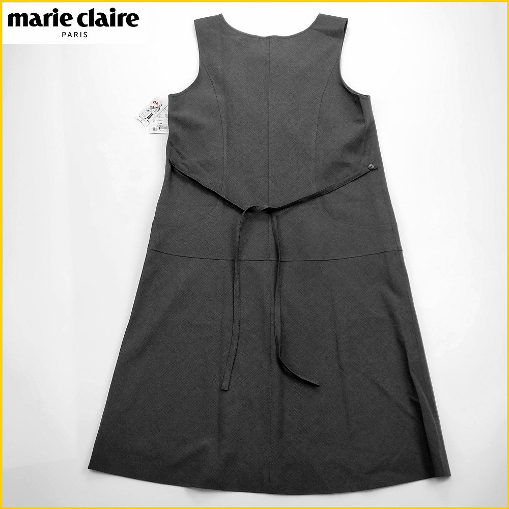 法國品牌✈️marie claire 日本製新品女M號彈性無袖洋裝露臂洋裝