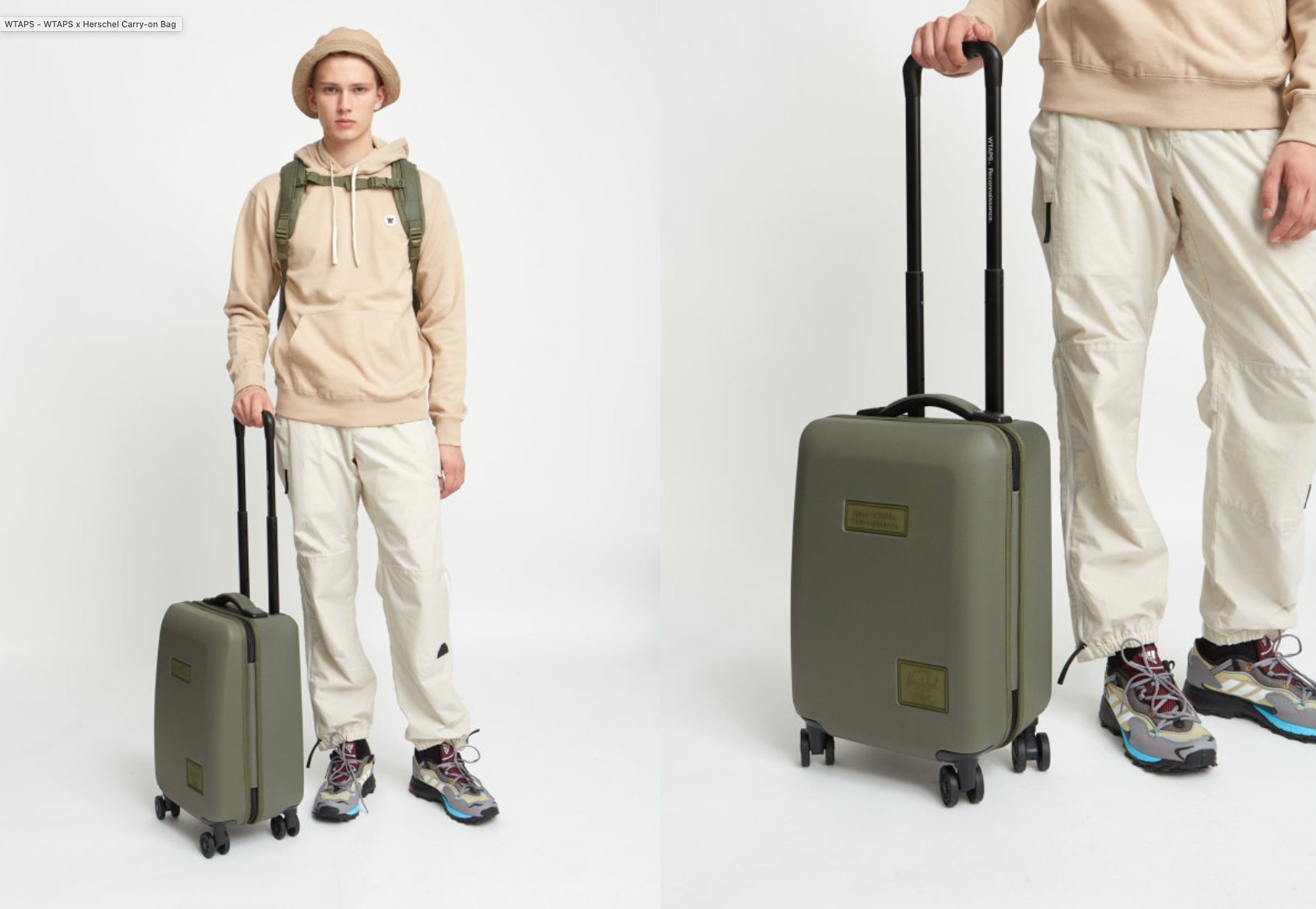 WTAPS BATTERY LUGGAGE CORDURA HERSCHEL - バッグ