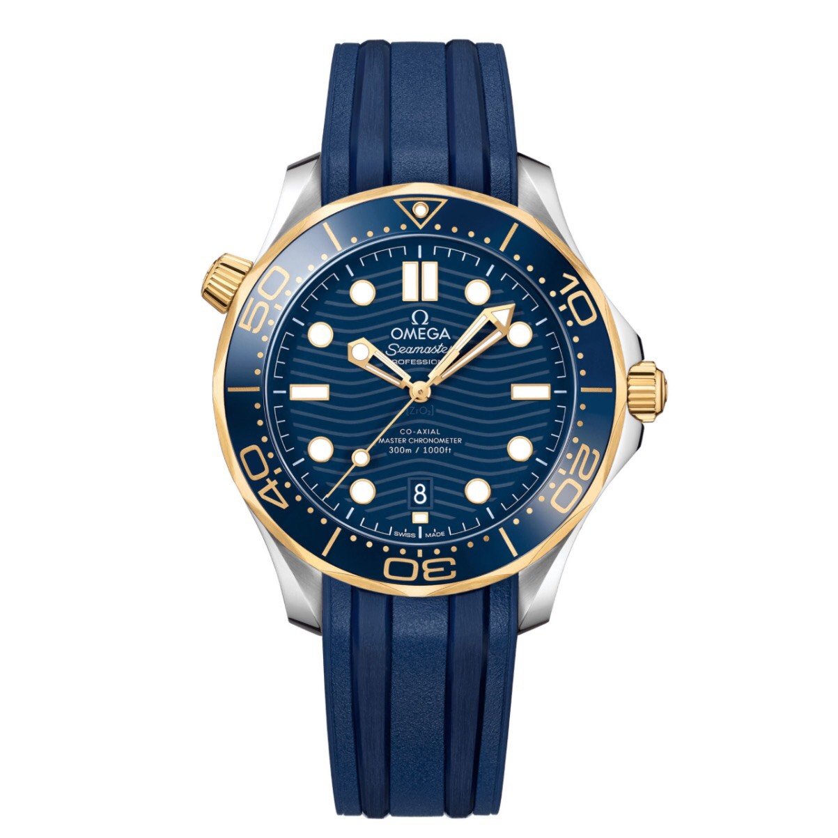 【玩錶交流】全新 OMEGA Seamaster 黃K金大海馬 42mm 8800同軸擒縱 21022422003001