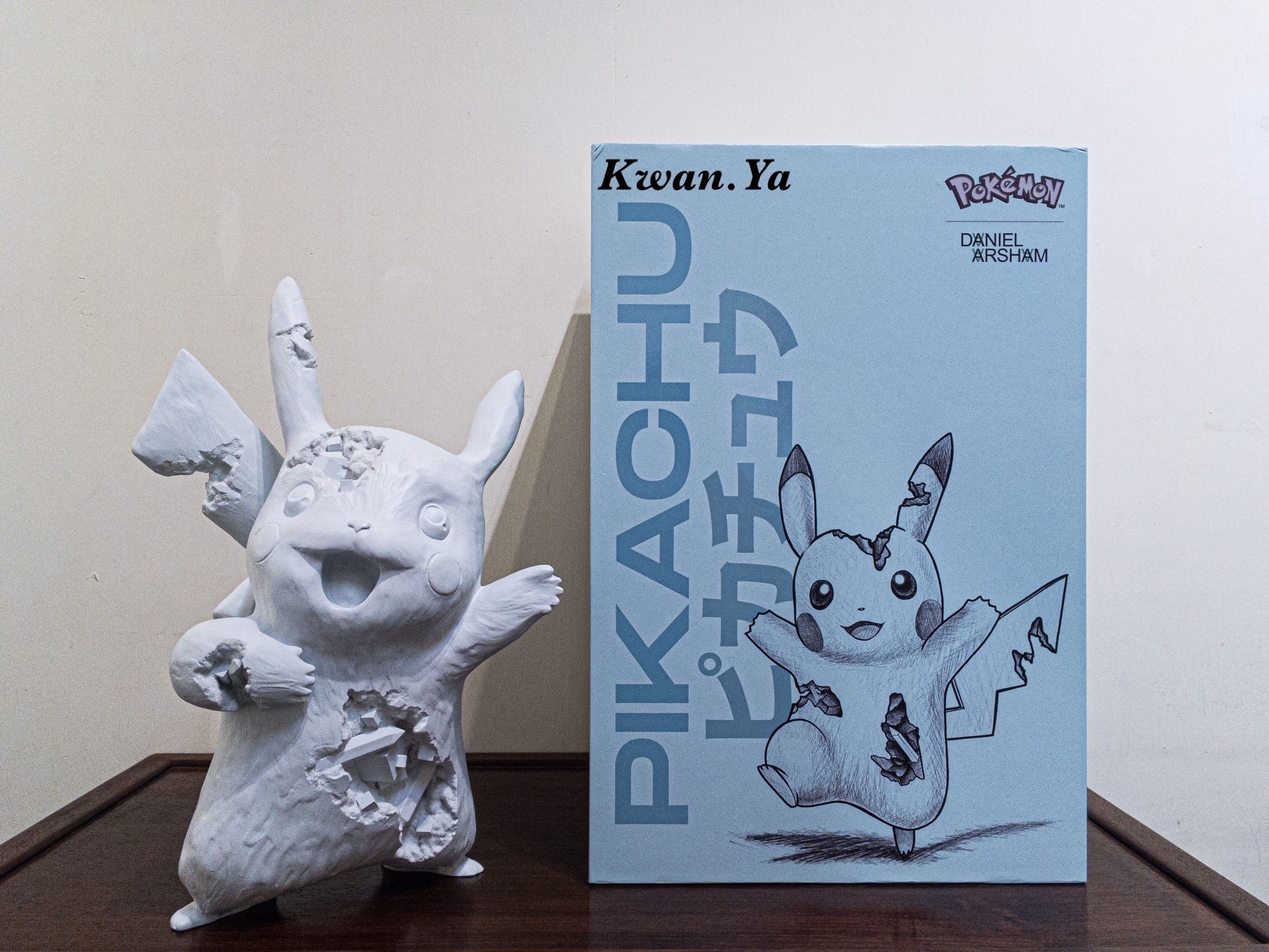 Daniel Arsham PIKACHU Pokemon 皮卡丘寶可夢玩具公仔藝術中田郁美