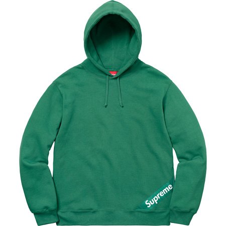 超搶手】全新正品2018 Supreme Corner Label Hooded Sweatshirt Logo帽