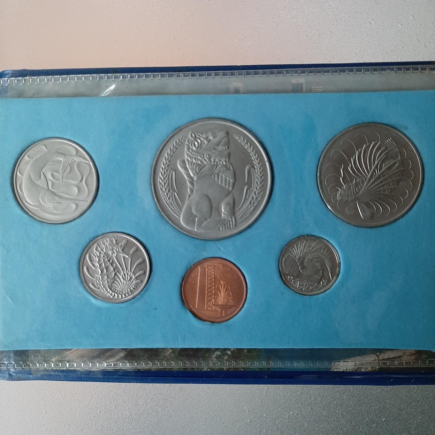 【MarsC】新加坡1981年套幣紀念幣-1分.5分.10分.20分.50.分.1元