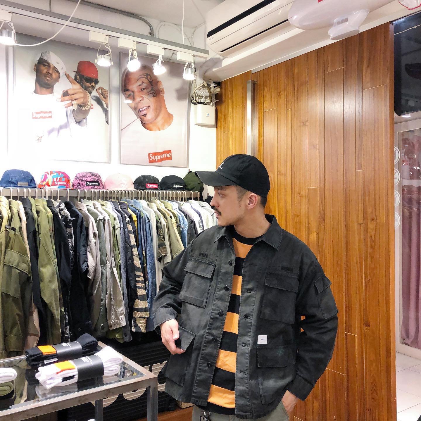 希望商店】【✓寄賣商品】WTAPS JUNGLE LS 02 20SS 黑迷彩水洗四袋軍衫 