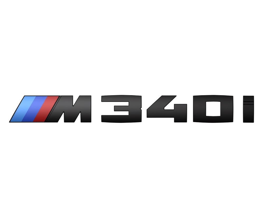 樂駒 Bmw G M340i Trunk Emblem Black 黑色字標後車廂行李箱貼紙 Yahoo奇摩拍賣