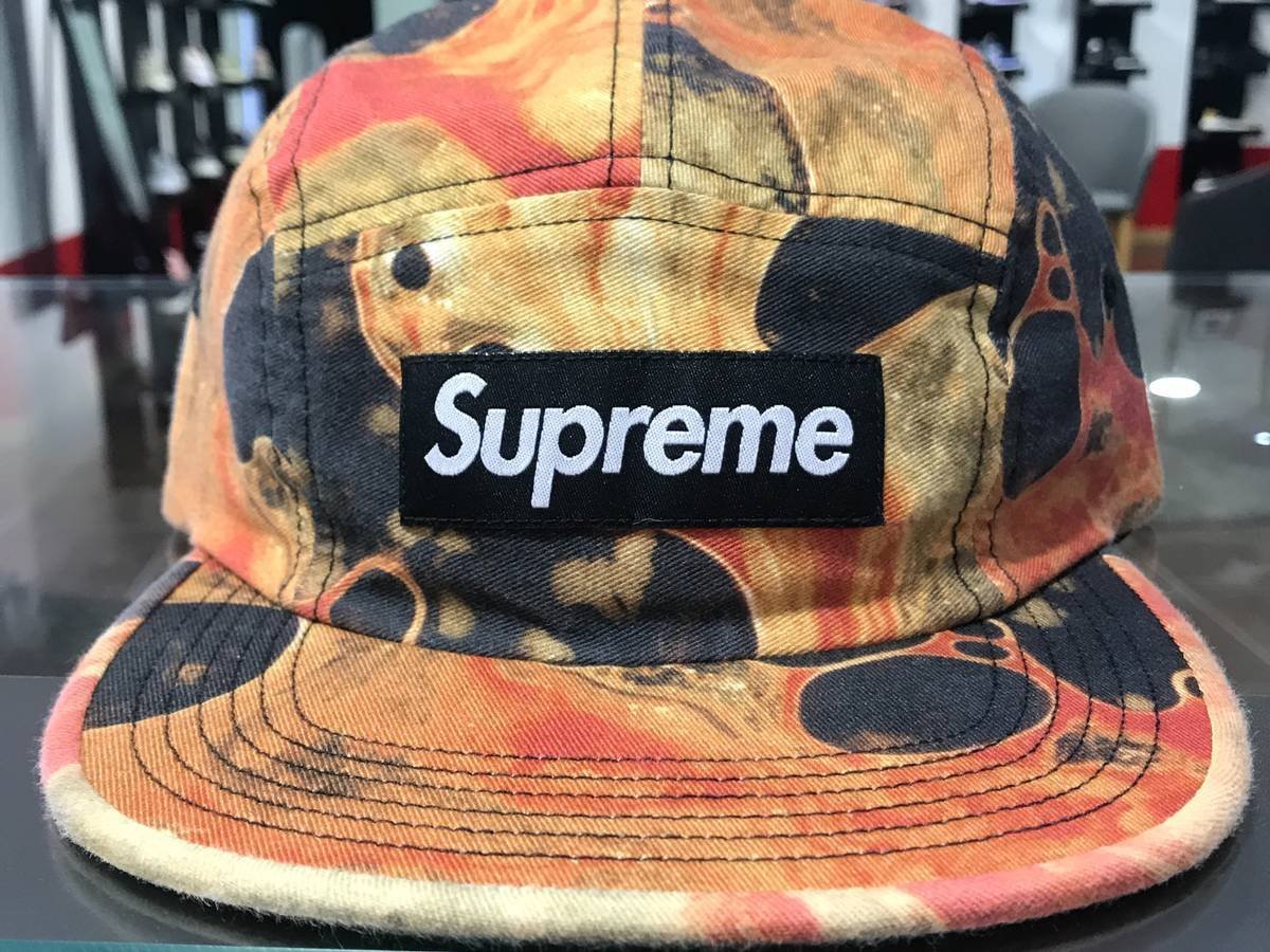 超搶手】全新正品2017最新Supreme Blood and Semen Camp Cap 血五分割