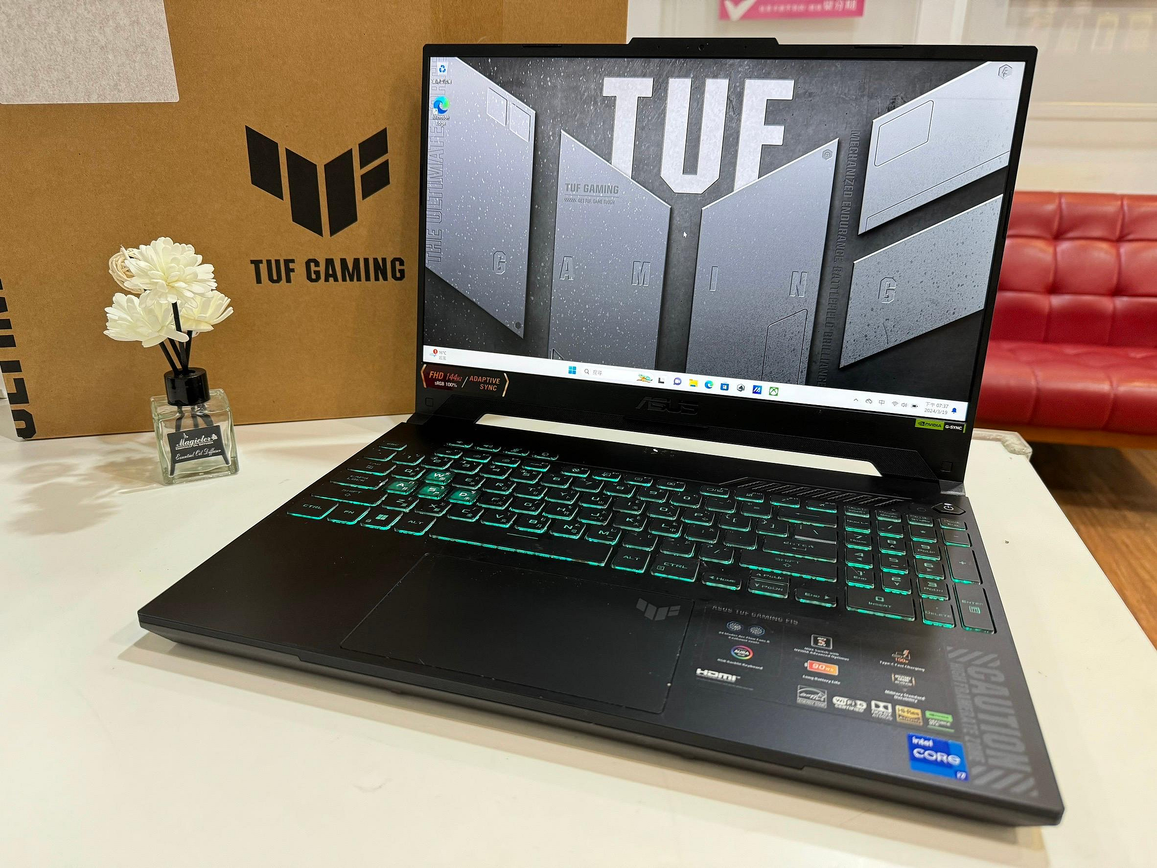 【艾爾巴二手】Asus TGF Gaming F15 i7-12700H/16G/512G/RTX4060 15.6吋 黑#二手筆電#保固中#漢口店15304