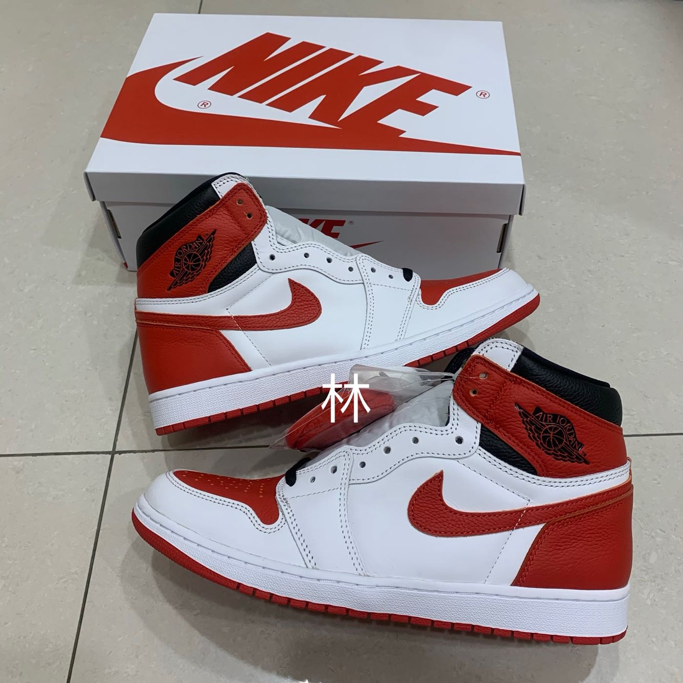 全新現貨Air Jordan 1 Retro High OG Heritage 白紅黑小倒勾555088-161