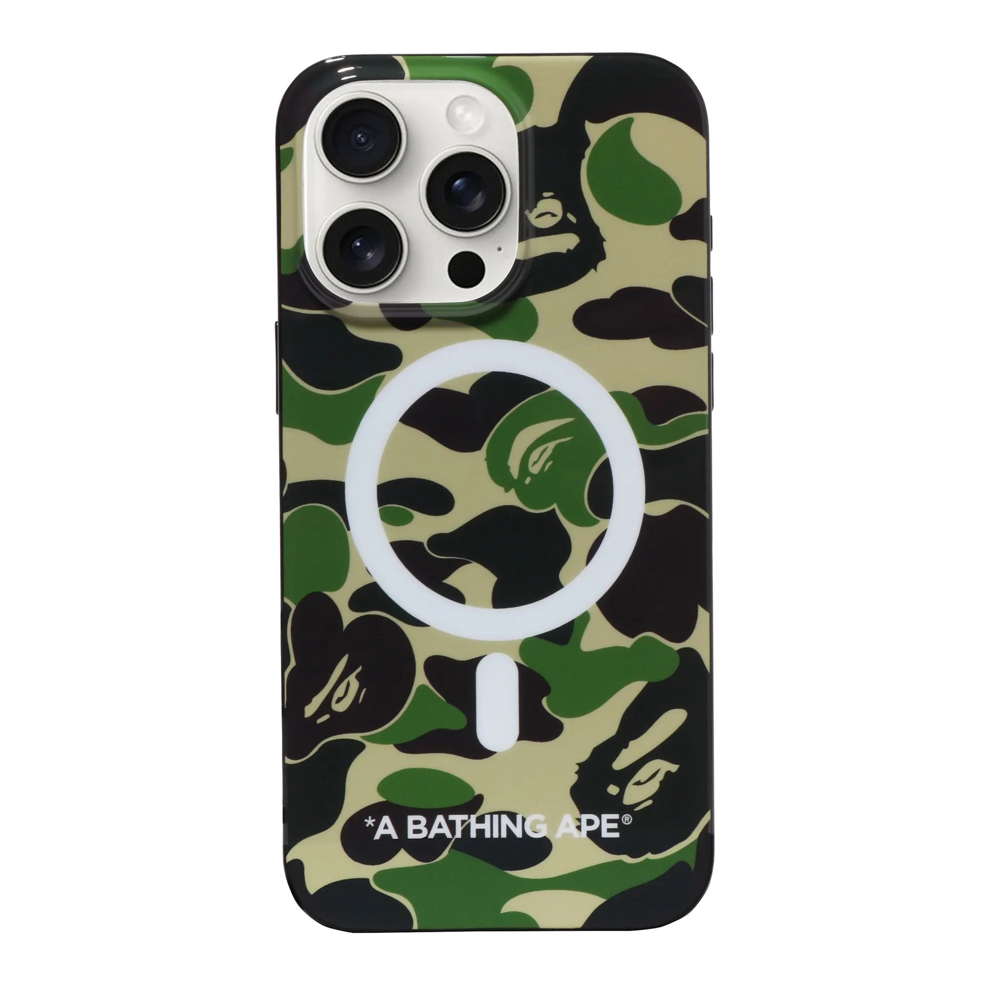 日貨代購CITY】2023AW APE BAPE IPHONE 15 PRO MAX 手機殼透明迷彩現貨