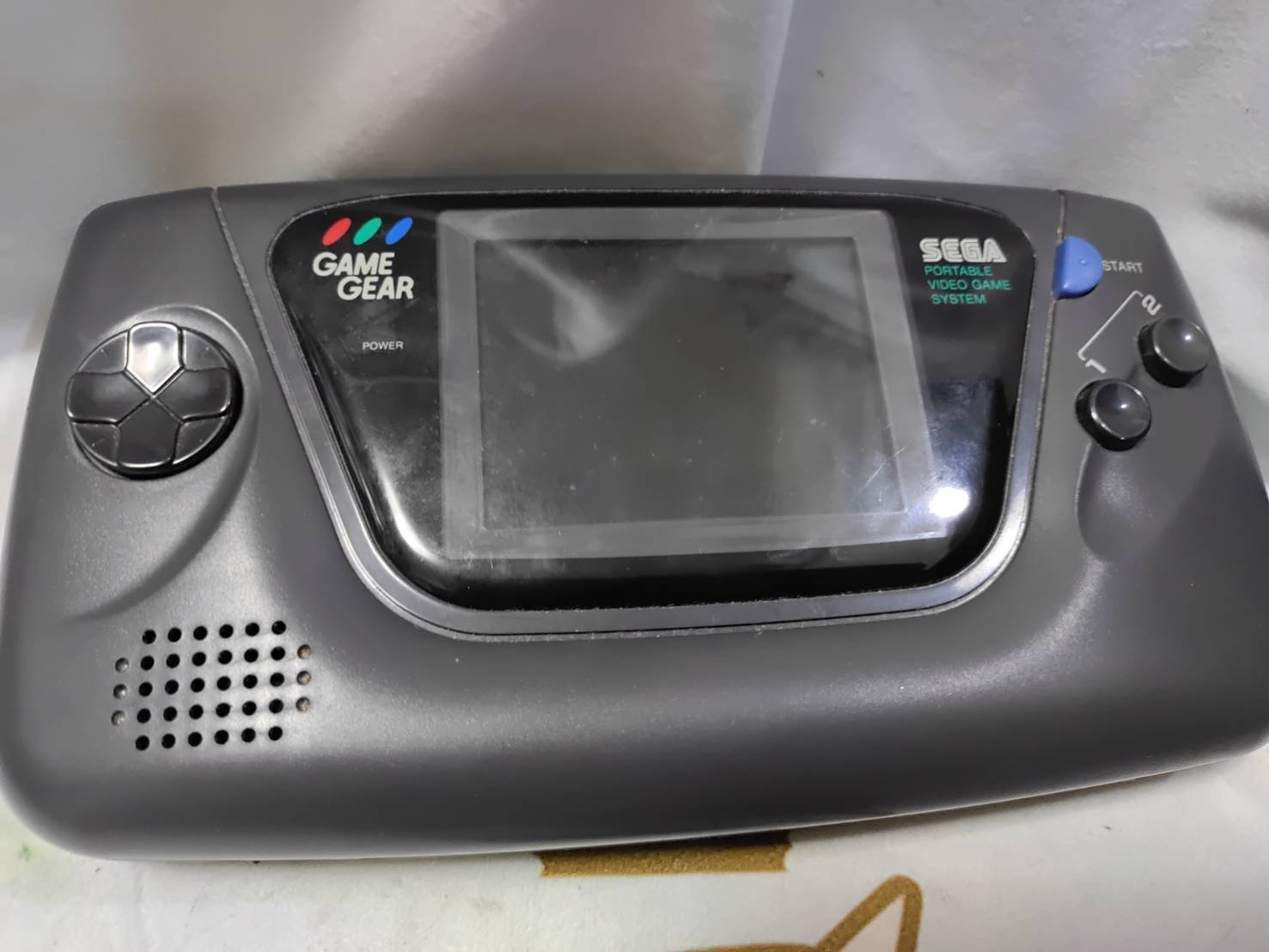 收藏回憶逸品 SEGA GAME GEAR 日本製主機 HGG-3210 HGG3210 可過電只閃一下 不開機