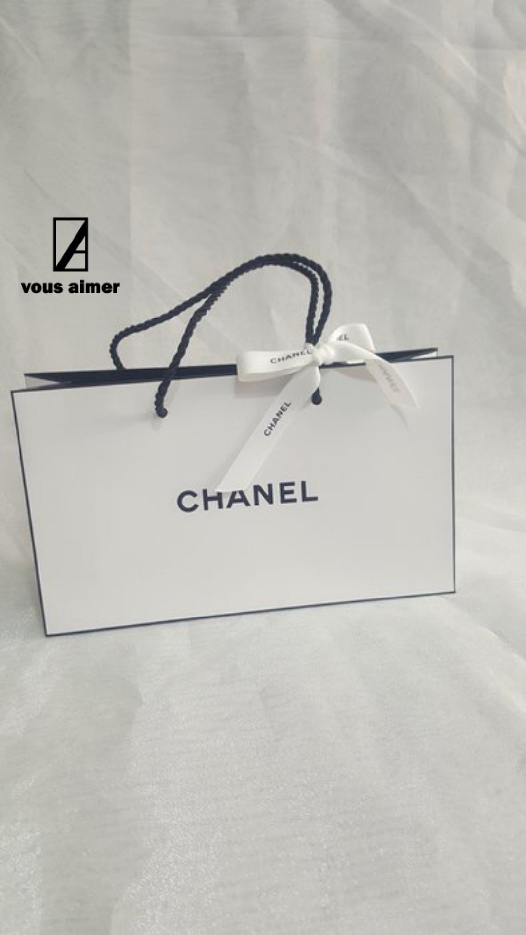 CHANEL 香水保養品身體乳彩妝品蝴蝶結緞帶手提袋紙袋包裝袋現貨| Yahoo