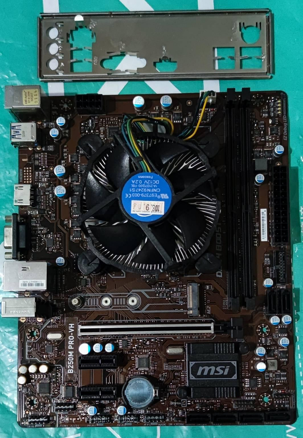 二手微星MSI B250M PRO-VH(LGA1151腳位)+Intel G3930