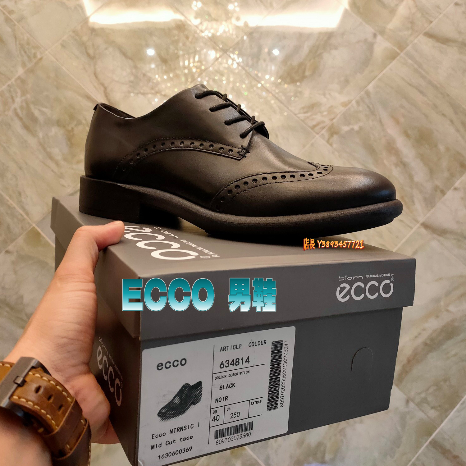 2021年新品、顶级小牛皮！ECCO爱步 防滑高尔夫球鞋男鞋 460元包邮（官网类似款2000+） | 买手党 | 买手聚集的地方