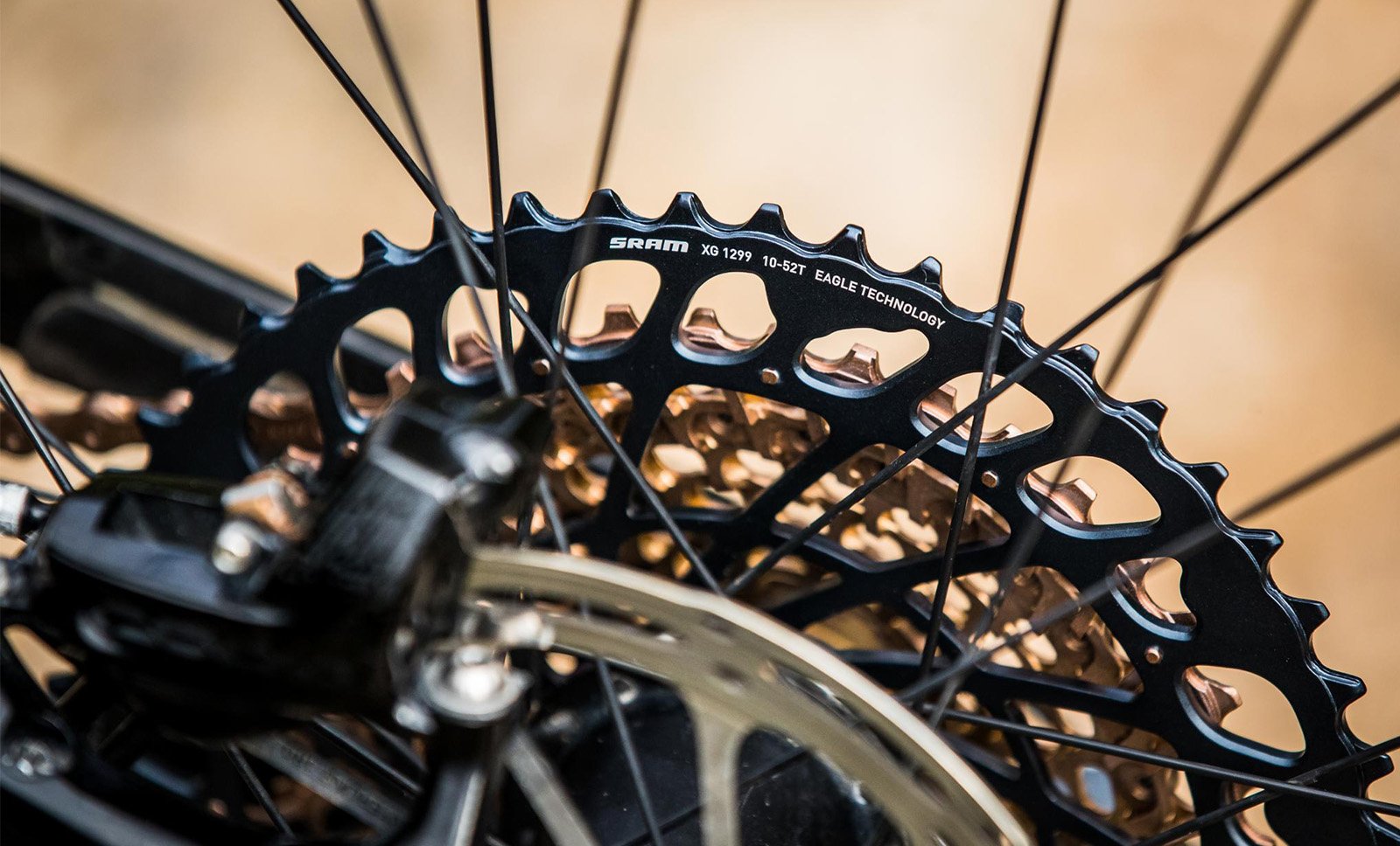 【速度公園】SRAM XG-1299 Eagle 登山車飛輪 10-52T『金黃色』12速飛輪 高品質 ，MTB 自行車