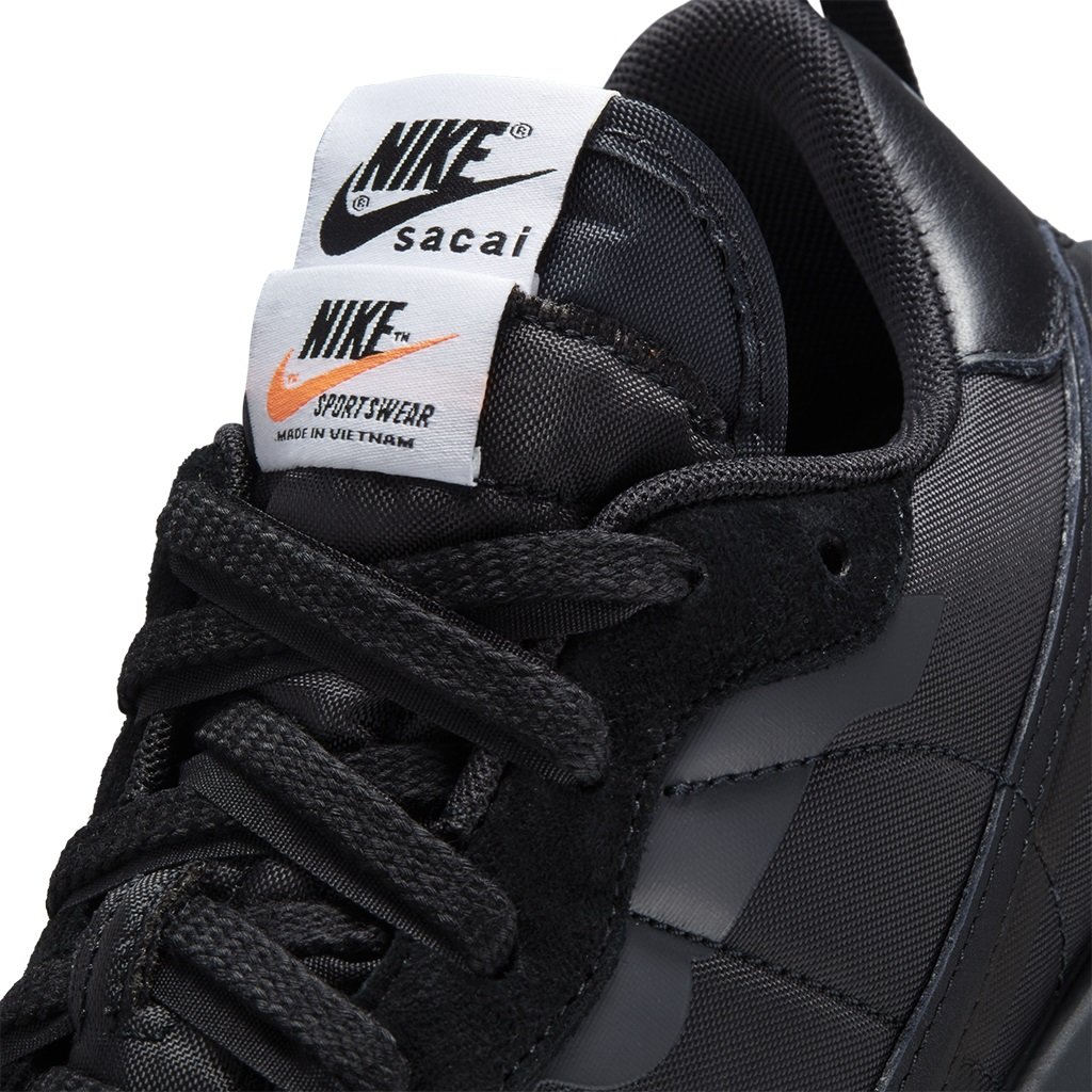 A-KAY0】NIKE X SACAI VAPORWAFFLE BLACK GUM 黑【DD1875-001