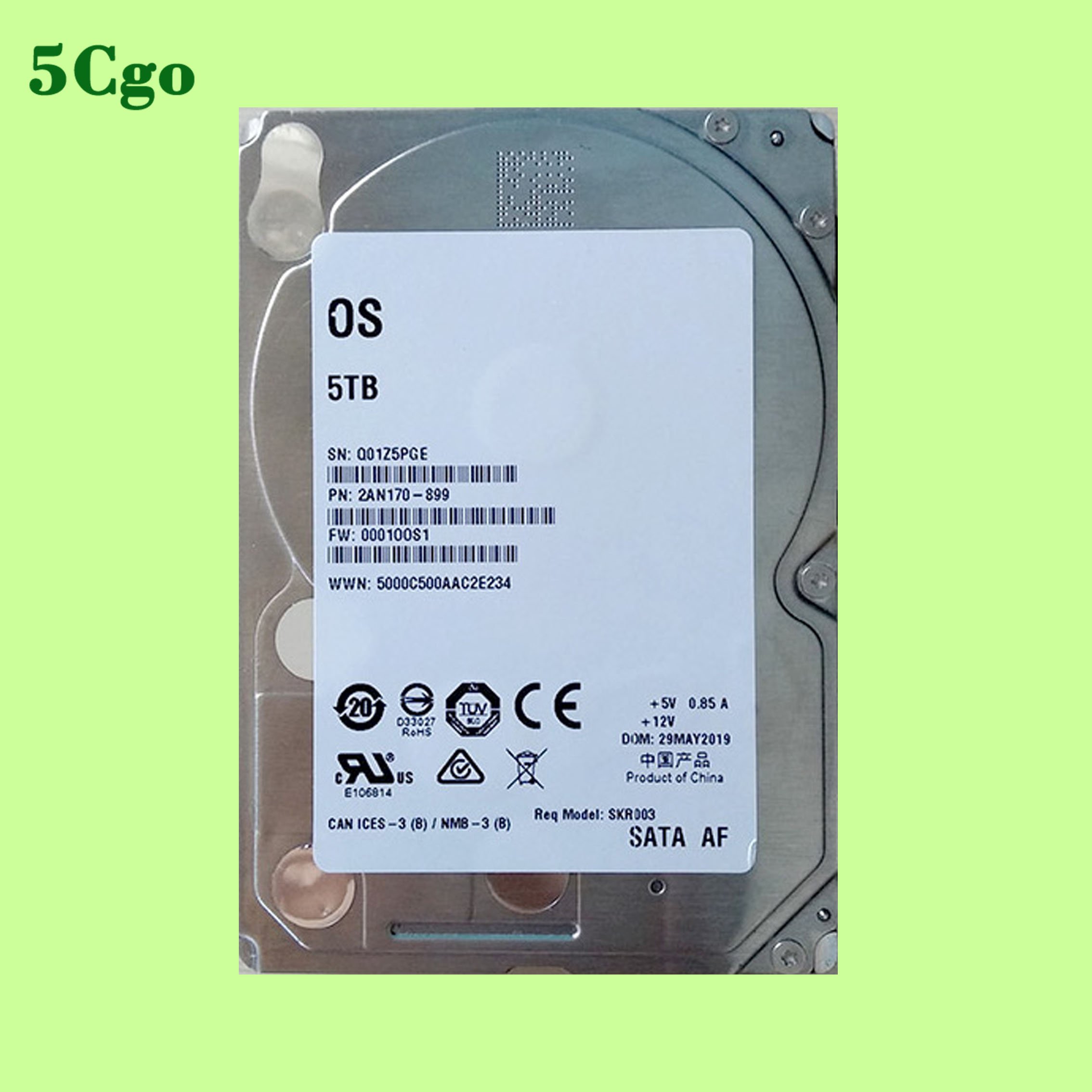 5Cgo【含稅】全新未通電Seagate希捷ST5000LM000 5TB 5T筆記型硬碟2.5吋