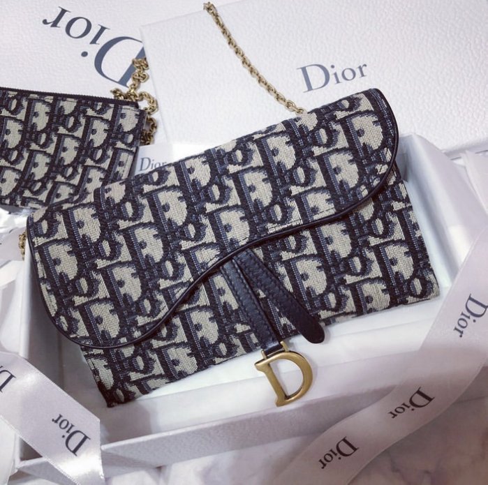 DIOR OBLIQUE SADDLE CLUTCH 大型發財包新款| Yahoo奇摩拍賣