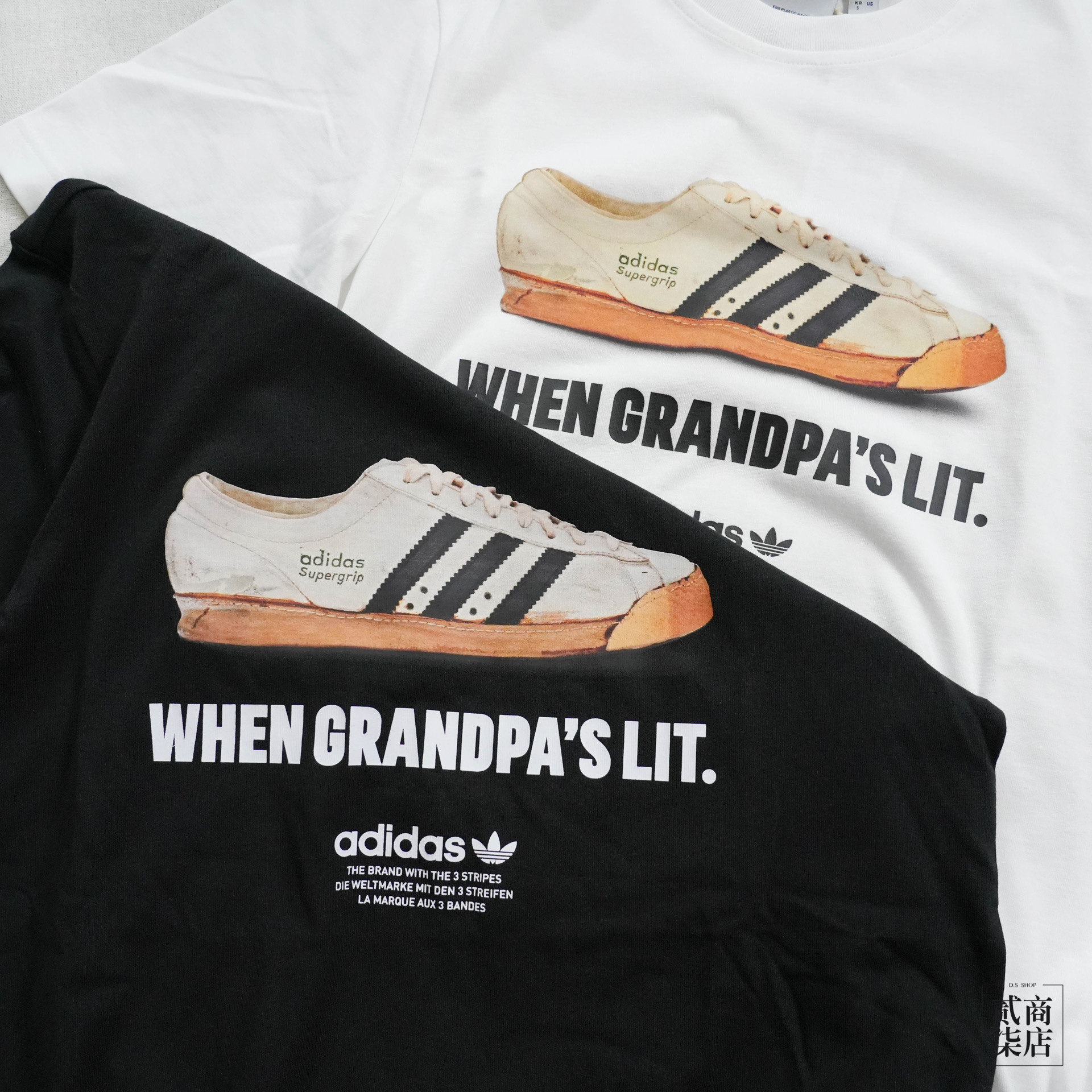 貳柒商店) ADIDAS NEW AGE TEE 男款三葉草短袖鞋子復古照片IC8872 