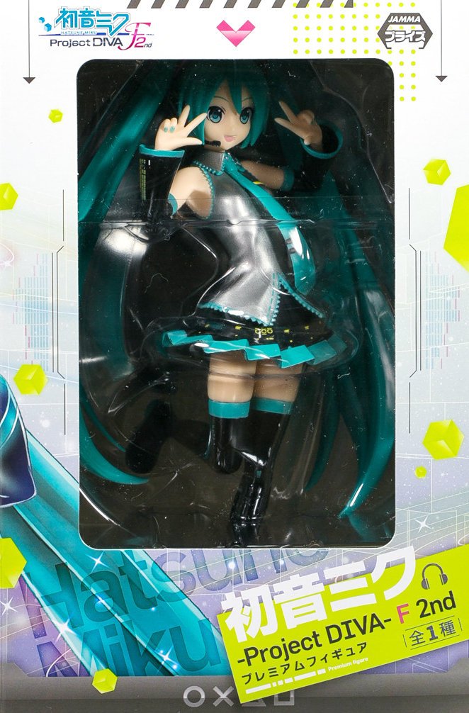 日本正版景品SEGA 初音未來MIKU Project DIVA F 2nd PM 模型公仔日本 