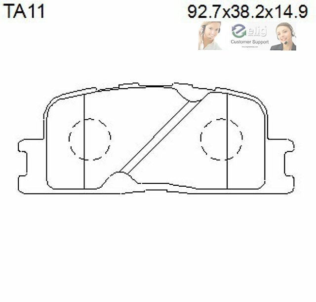 1 elig 原廠進階版 GG s+級陶瓷來令片 LEXUS 02- ES300 -10ES330 300H 後輪低噪音