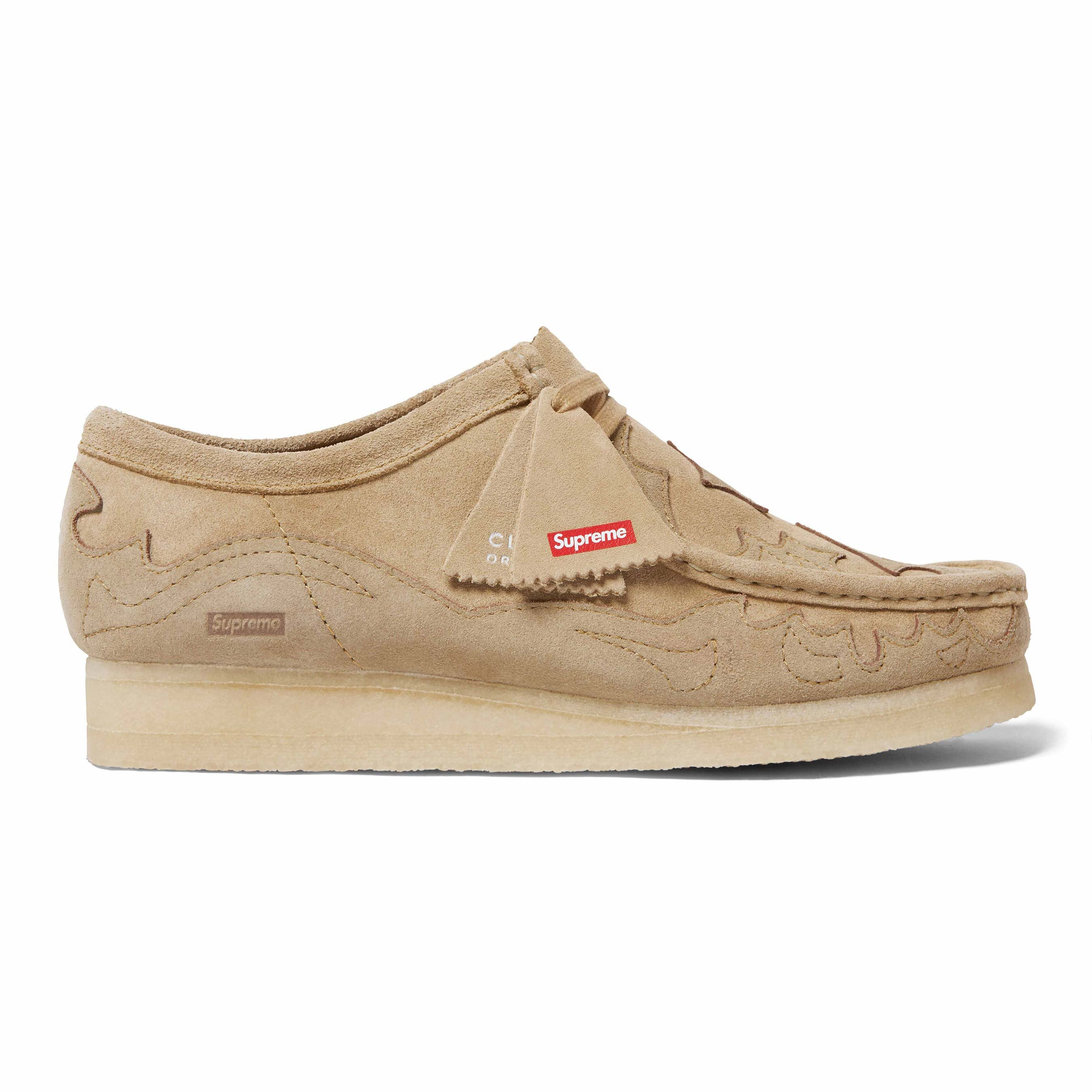 紐約范特西】預購SUPREME SS23 CLARKS ORIGINALS WALLABEE 沙漠靴