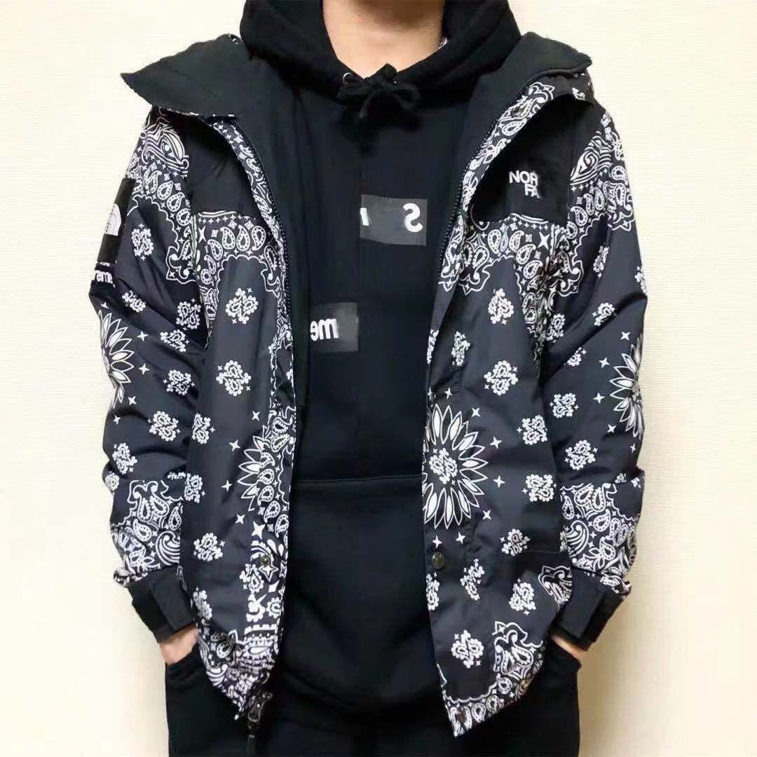 Supreme x The north face 19SS聯名腰‌果花夾克外套潮流美款推