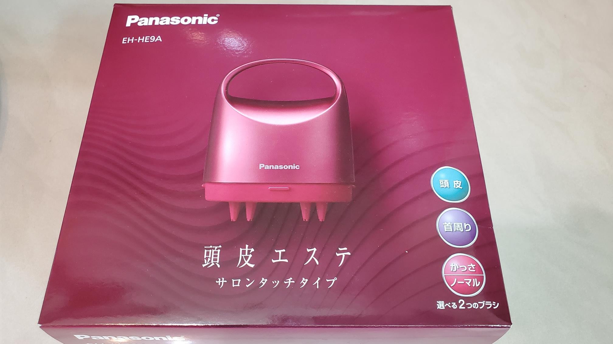 Panasonic EH-HE9A P 頭皮按摩機附兩組刷頭| Yahoo奇摩拍賣