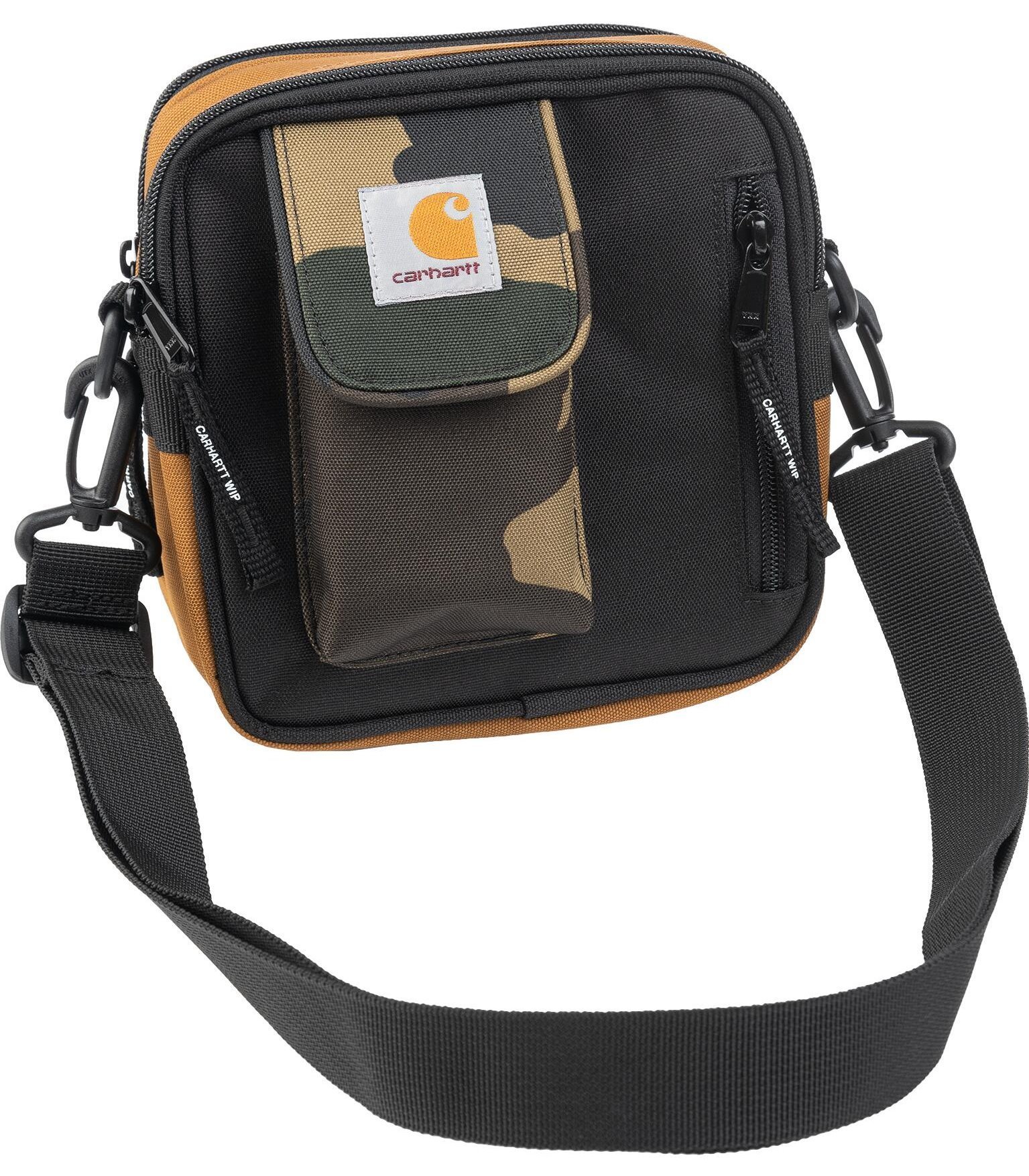 CodE= CARHARTT WIP ESSENTIALS BAG 小型肩側背方包(黑卡其迷彩