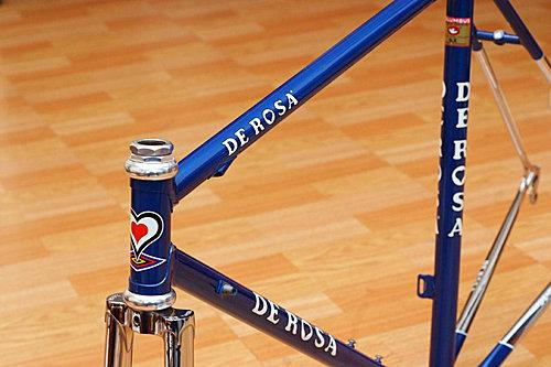 經典 1985 DE ROSA 自由車 鋼管車 公路車 車架