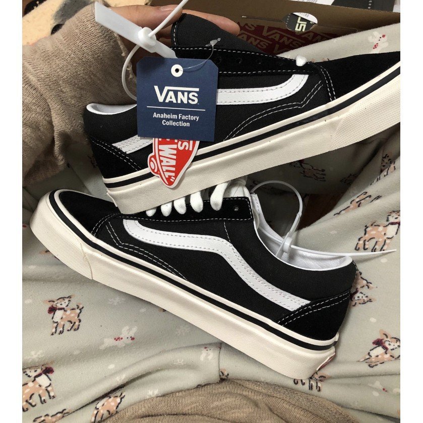 正品】Vans Old Skool 36 DX ANAHEIM 安納海姆黑帆布現貨VN0A38慢跑鞋