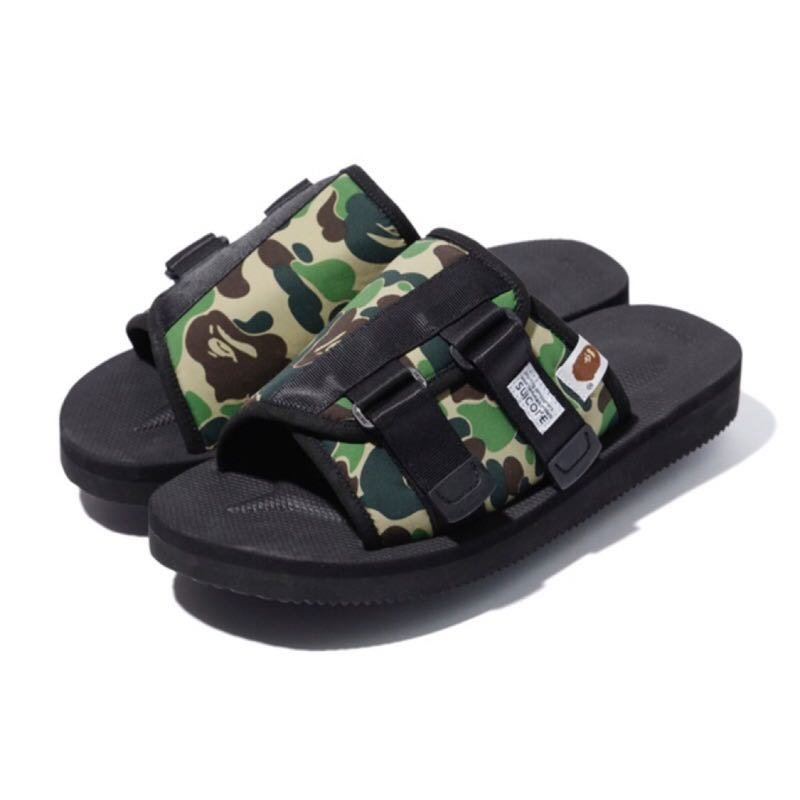 ABATHINGAPEBAPE x SUICOKE DAO コラボ ABC迷彩 サンダル 24cm