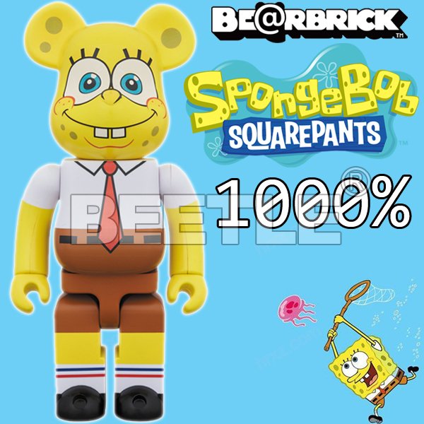 BEETLE BE@RBRICK 海綿寶寶 SPONGEBOB 第二彈 1000% 庫柏力克熊