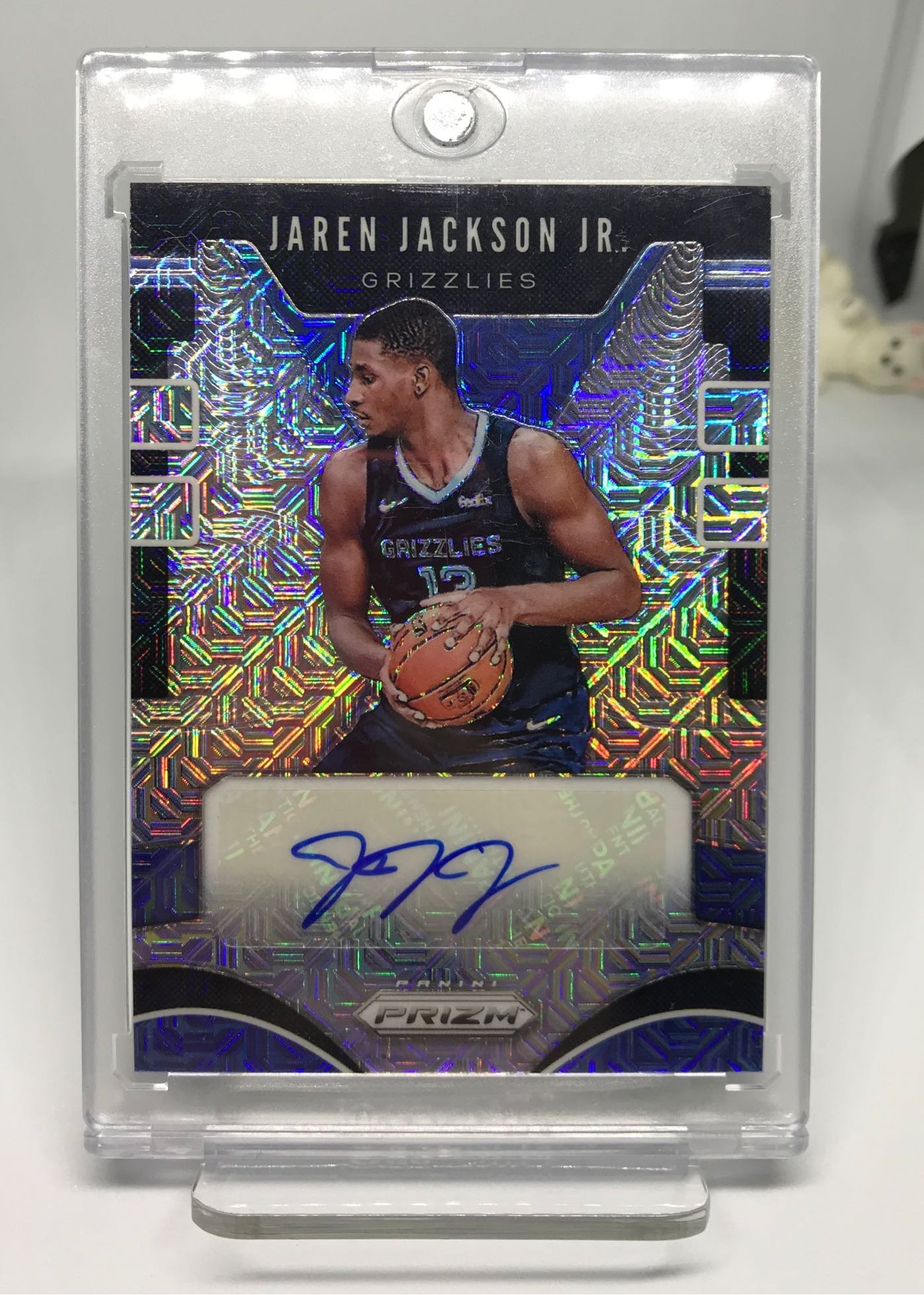 Jaren Jackson Jr 2019-20 Prizm Signatures Mojo /25 Jerseys Number 小傑克森  魔幻簽名卡 同背號