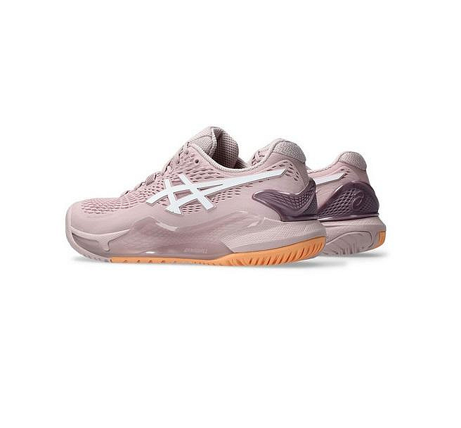 【曼森體育】ASICS 亞瑟士 女 網球鞋 GEL-RESOLUTION 9 寬楦  美網配色