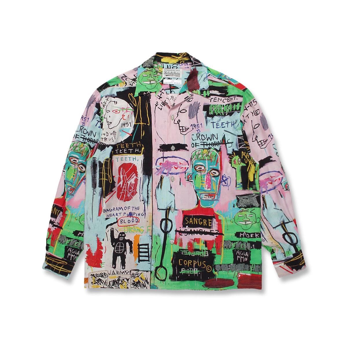 22AW Wacko Maria JEAN-MICHEL BASQUIAT / HAWAIIAN SHIRT L/S ( TYPE