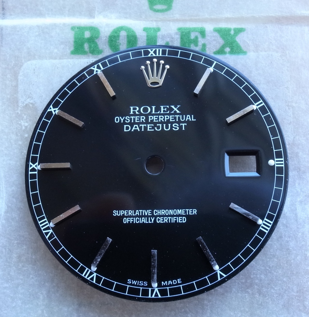 勞力士 ROLEX 原裝黑面盤，未翻修，適用3035 3135機芯 16014 16030 16234 16200