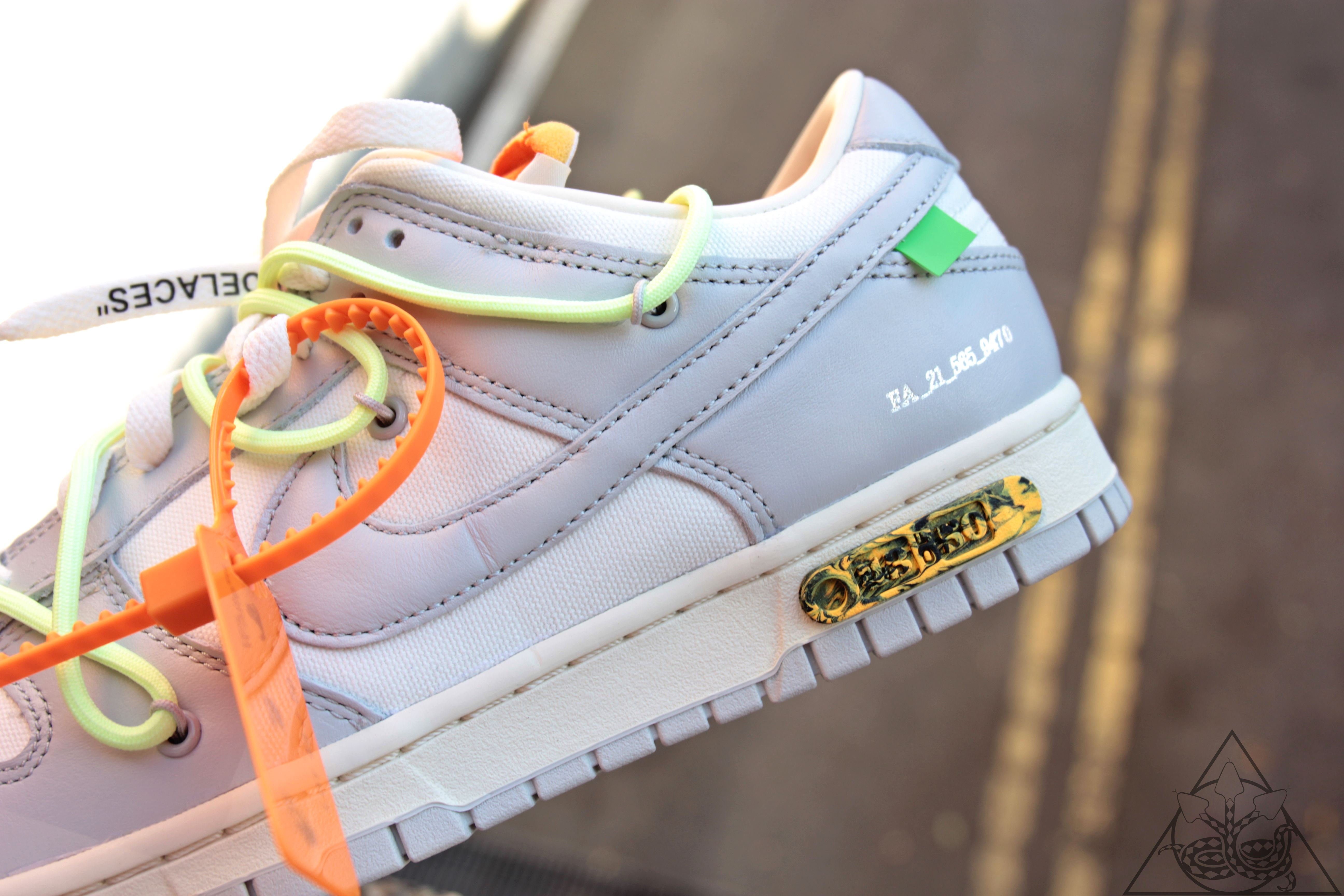 HYDRA】Off-White x Nike Dunk Low The 50 No.43 灰白【DM1602-128